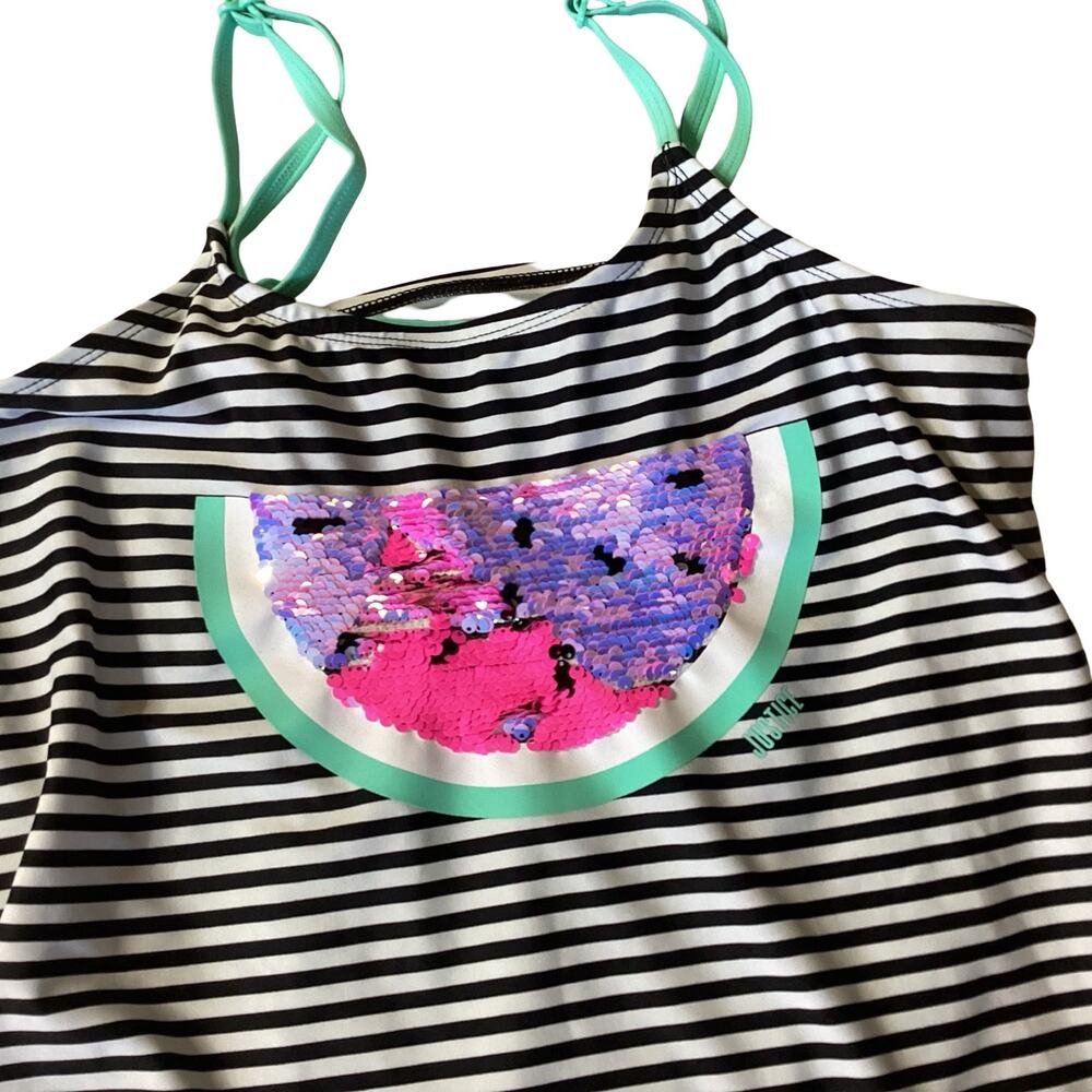 Justice Girls Tankini Swim Top - Picture 3 of 7